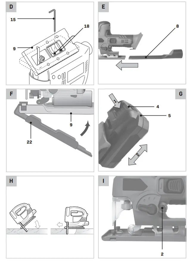 VONROC S2JS504DC Jig Saw - Figure 2