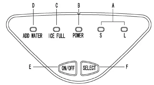 FOOING ICE108 Ice Maker Counter Top fig 2