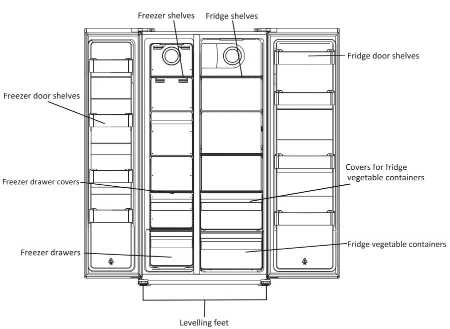 VOGUE-562L-Stainless-Steel-Side-by-Side-Fridge-Freezer-1