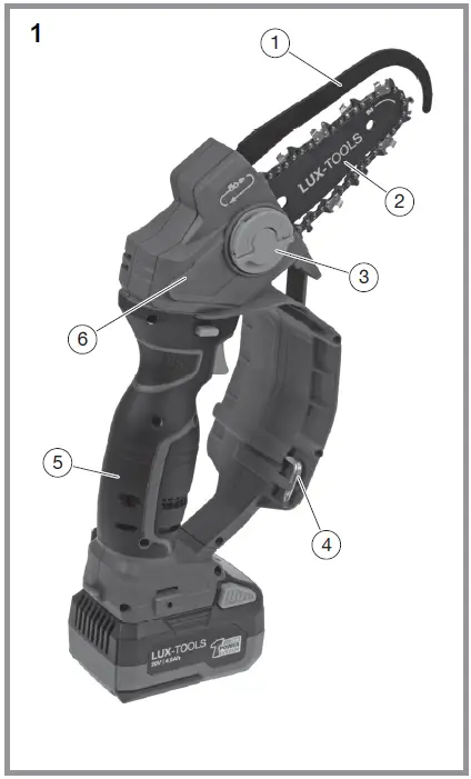 LUX A-EAS-20 Cordless Pruning Saw-1