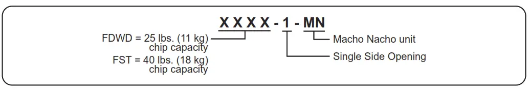 Hatco FDWD-1-MN and FST-1-MN Series Macho Nacho Chip Warmers Chauffe Frites - 3