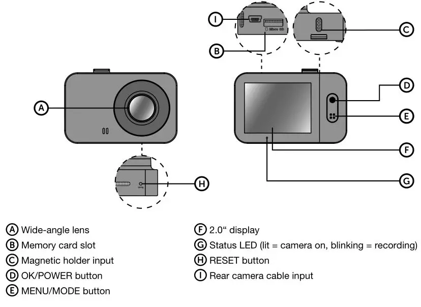 True Cam M9 GPS 2.5K dashcam and magnetic design - GETTING TO KNOW THE CAMERA