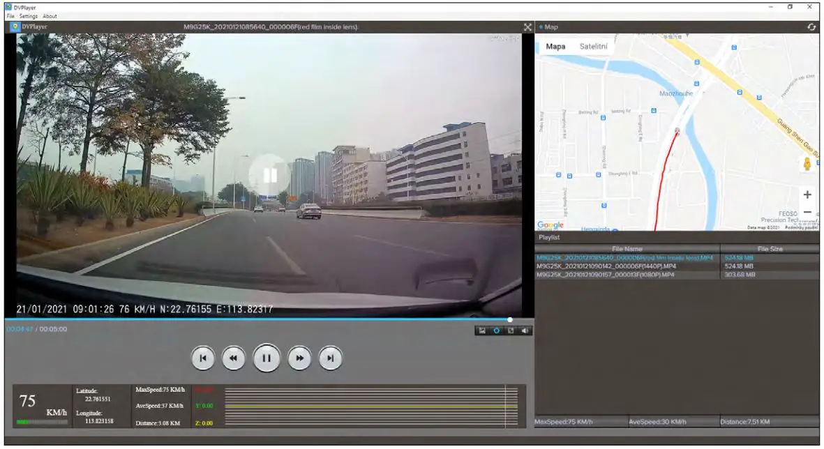 True Cam M9 GPS 2.5K dashcam and magnetic design - RECORDING ONTO A PC