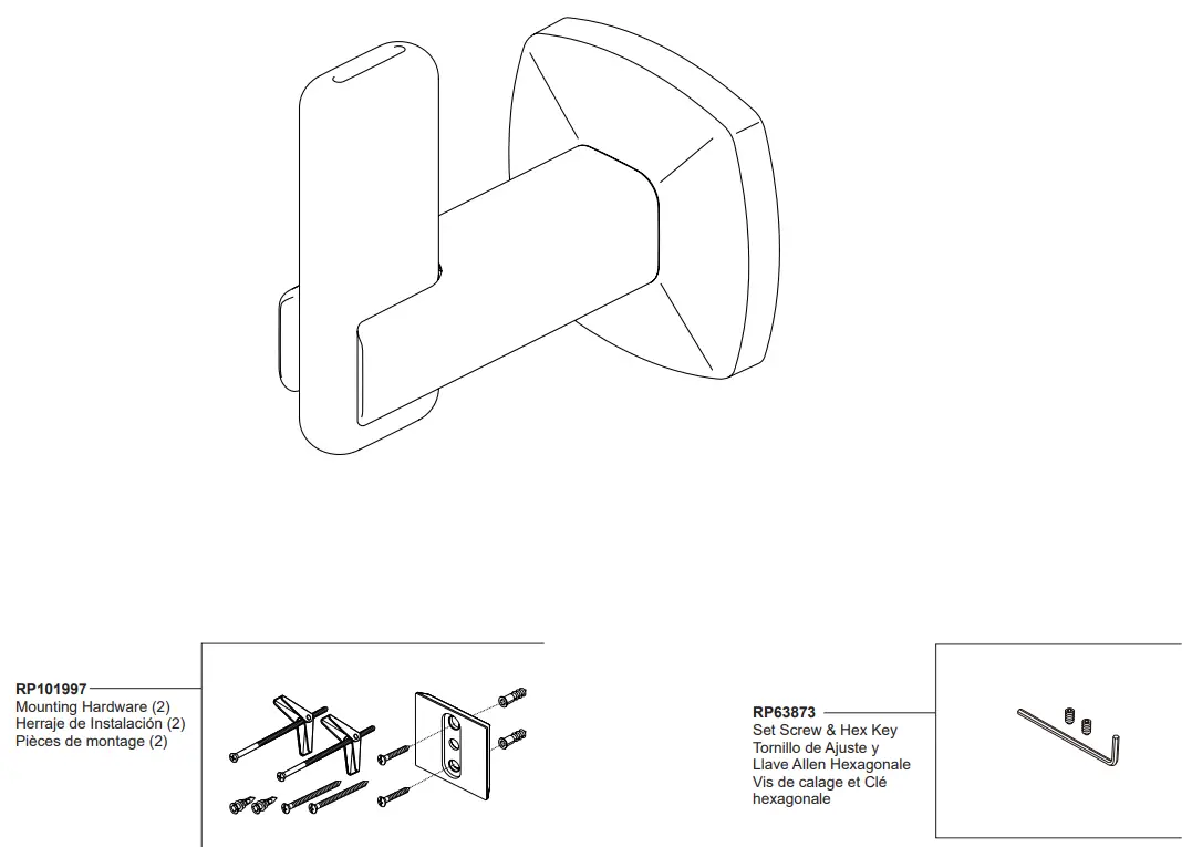 Allaria 693467 Robe Hook