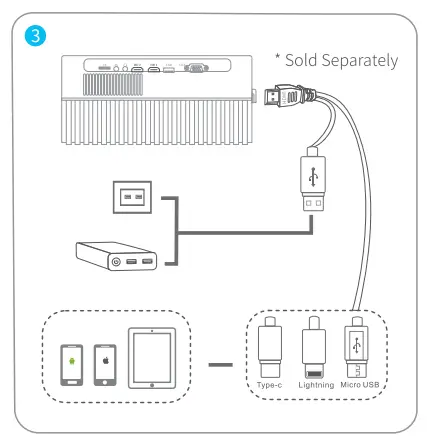 VANKYVANKYO Performance V700 Native 1920 x 1080p Projector-6O Performance V700 Native 1920 x 1080p Projector-6