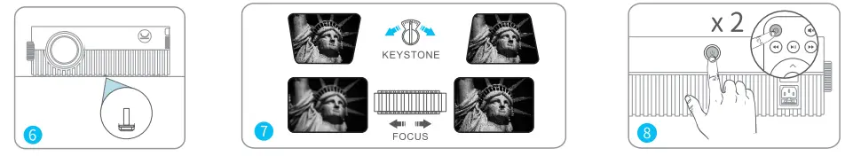 VANKYO Performance V700 Native 1920 x 1080p Projector-8