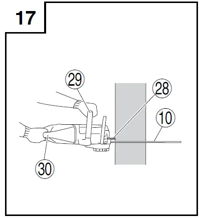 HiKOKI CS 30Y,40Y Series Electric Chainsaw 17