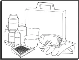ULINE S-19487 Mercury Spill Kit Instructions