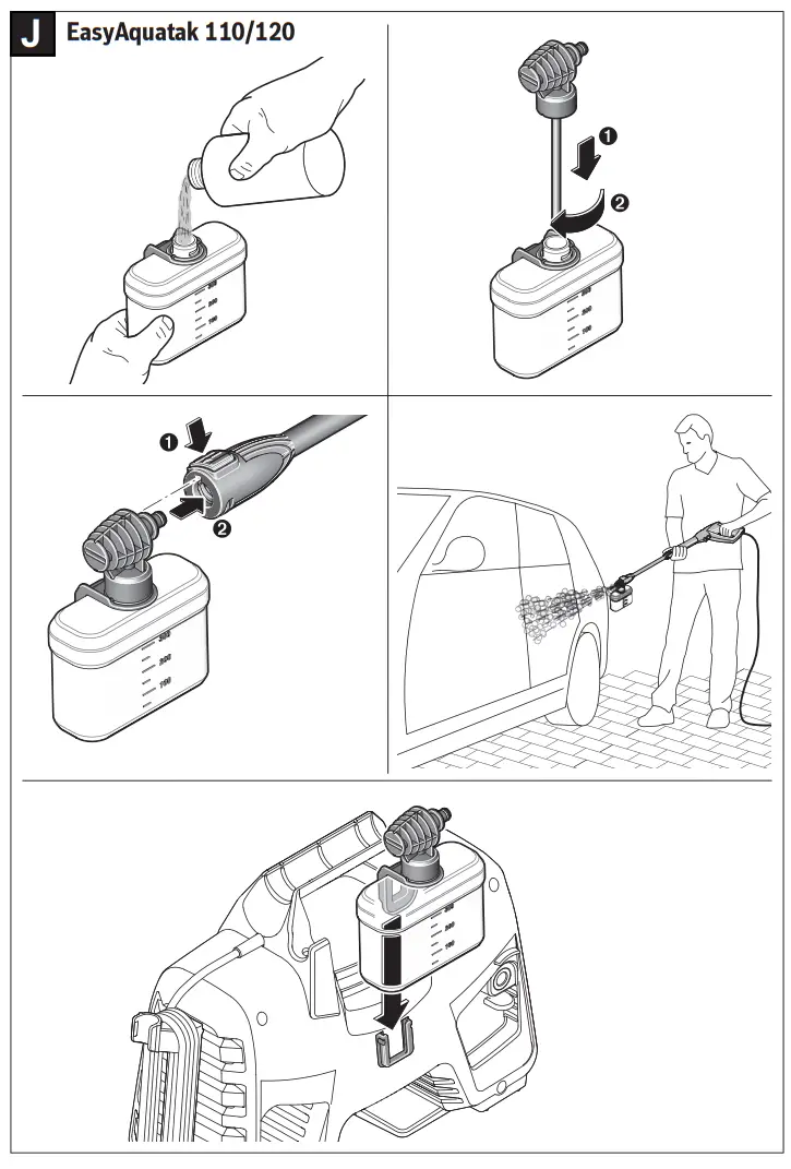 BOSCH EASYAQUATAK 120 High Pressure Washer - Figure6