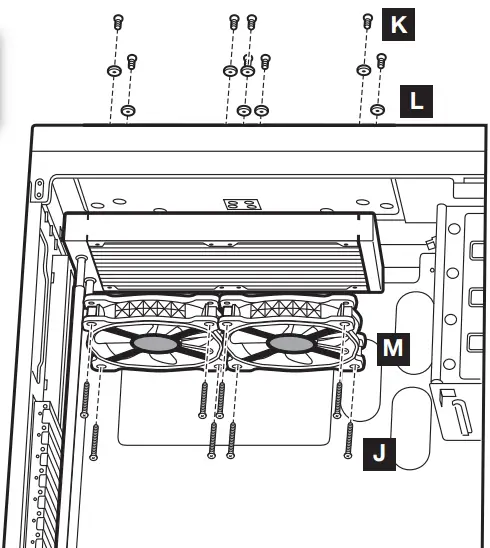 CORSAIR iCUE H100i -THE FANS AND RADIATOR