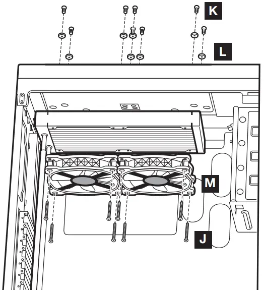 CORSAIR iCUE H100i -THE FANS AND RADIATOR2