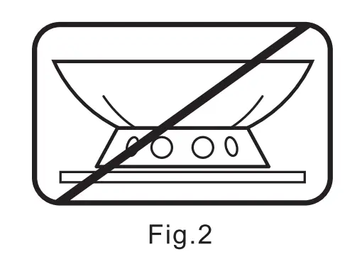 Electrolux EHG7330BC 78cm UltimateTaste 300 Built-In Gas Hob Safety instructions
