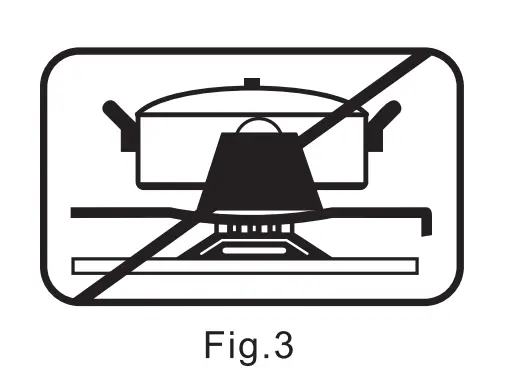 Electrolux EHG7330BC 78cm UltimateTaste 300 Built-In Gas Hob Safety instructions