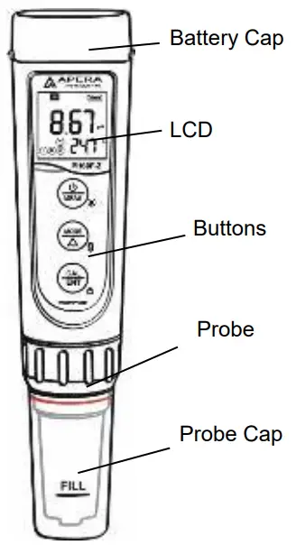 APERA ZenTest PH60F Z Smart Flat pH Tester - fig 3