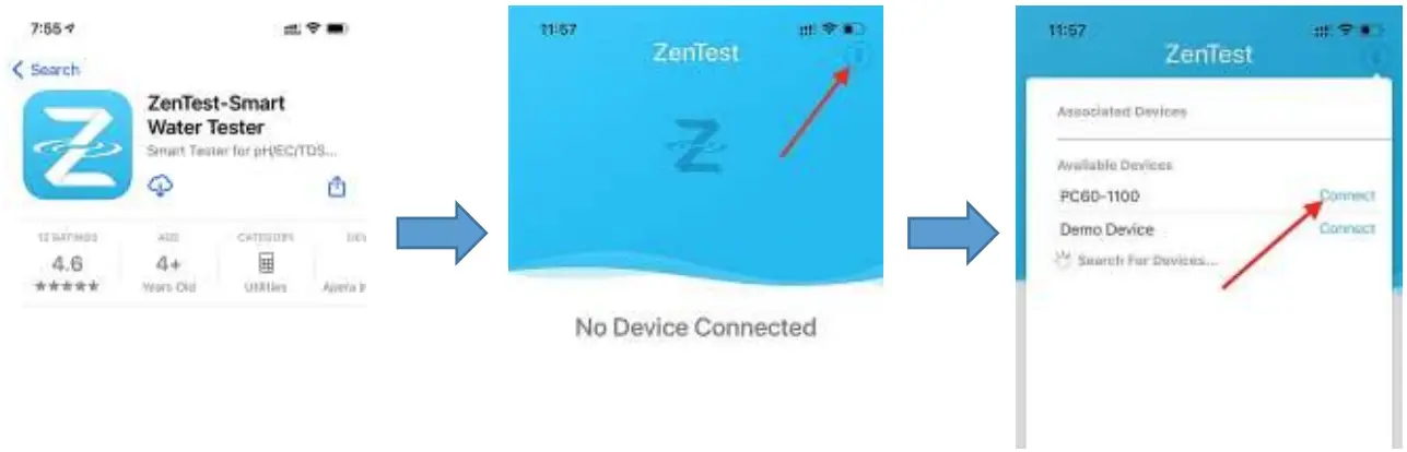 APERA ZenTest PH60F Z Smart Flat pH Tester - fig