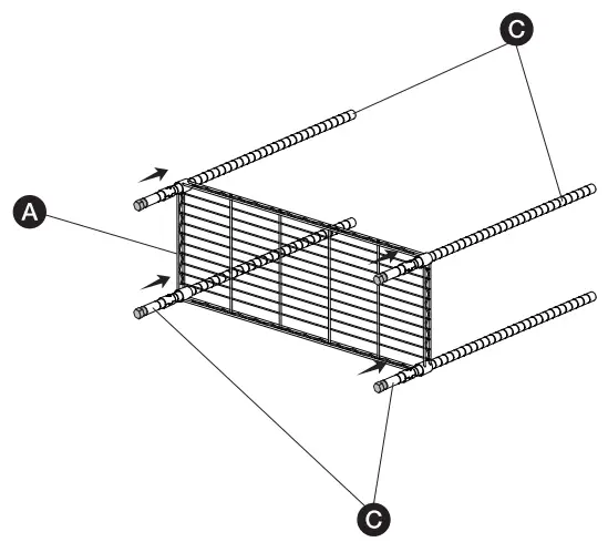 IRIS OHYAMA MR-MT5 Metal Rack Shelf - fig 2