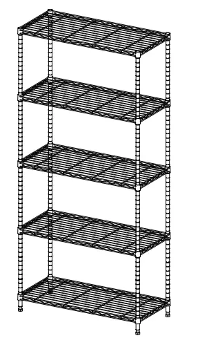 IRIS OHYAMA MR-MT5 Metal Rack Shelf - fig 7