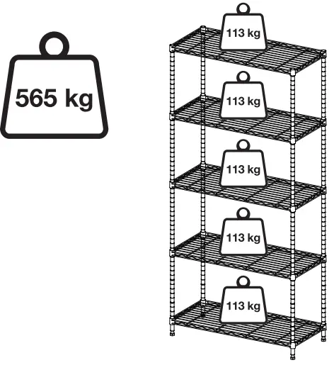 IRIS OHYAMA MR-MT5 Metal Rack Shelf - fig 8