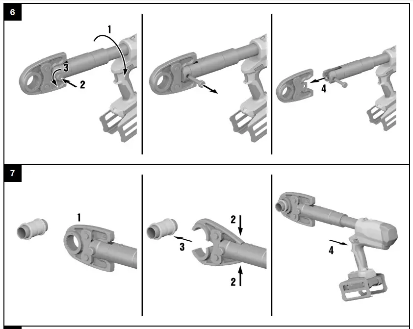Removing the crimping