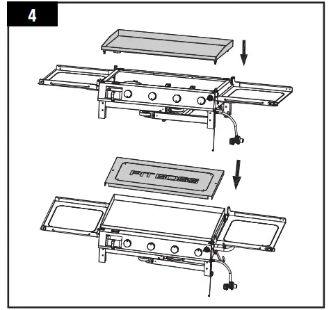 PIT BOSS PB757GD Portable Gas Griddle - Fig7