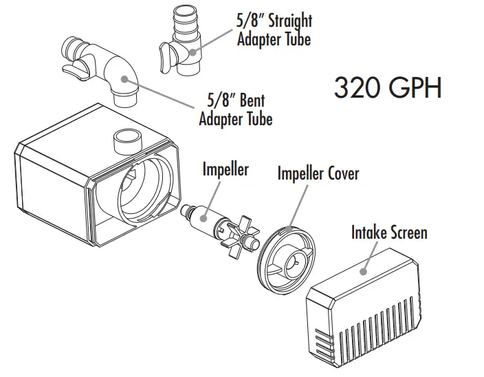 Aquascape water pump - 380 GPH