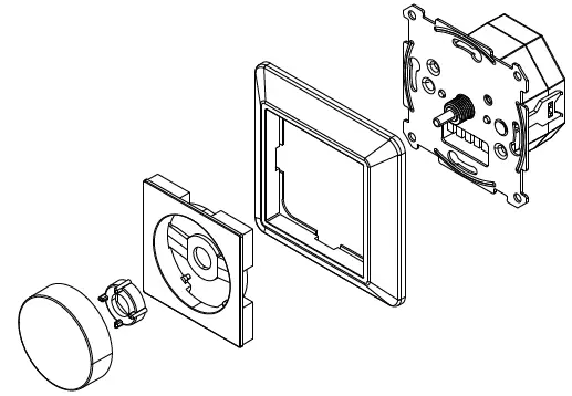 SUNRICHER SR-ZG2835RAC ZigBee Knob Smart Dimmer 25