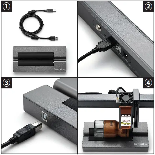 Genmitsu LC-40 Laser Engraver Rotary Roller fig 2