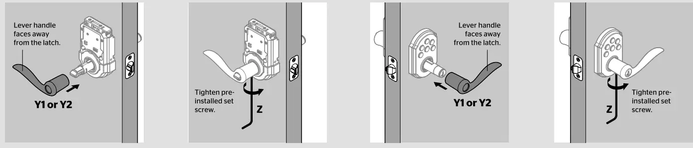 Kwikset 99120-038 Smartcode Wave Plus Leverset (10)