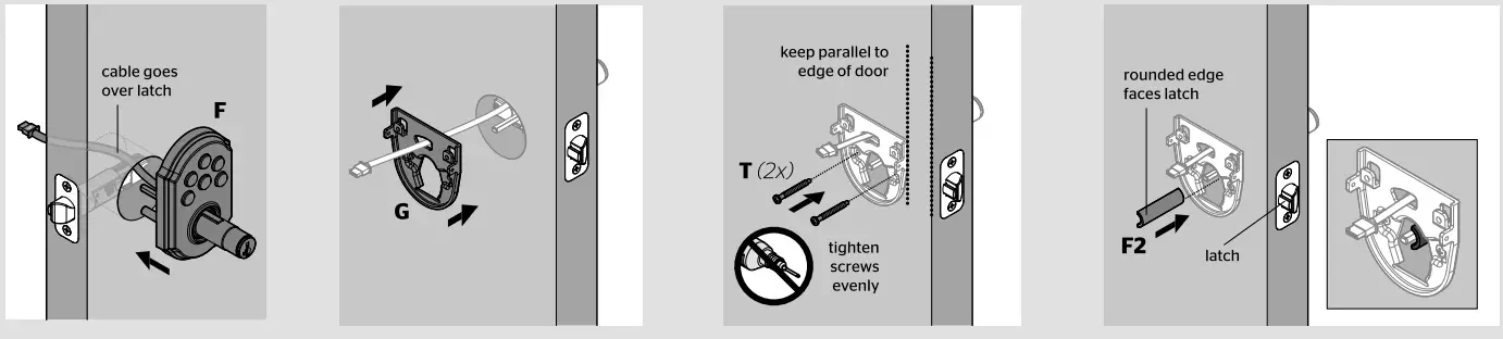 Kwikset 99120-038 Smartcode Wave Plus Leverset (8)