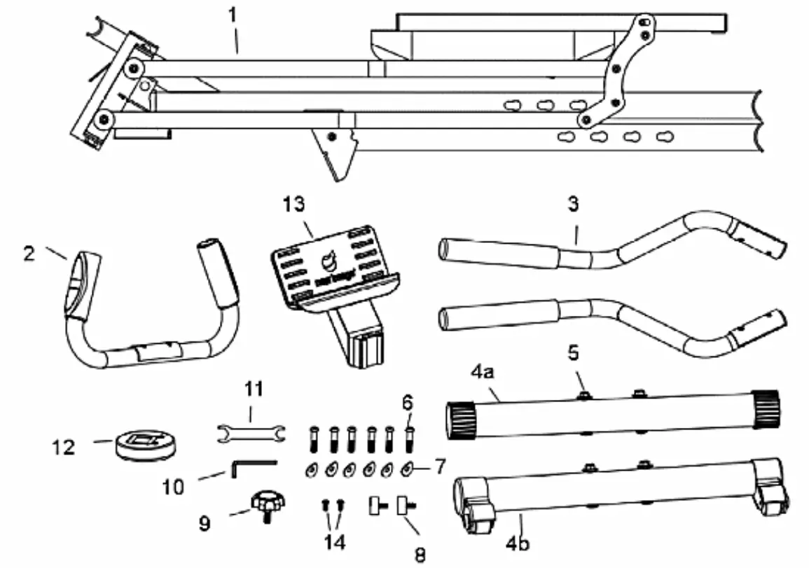 toboli 62712 Air Walker Cross Trainer fig 1