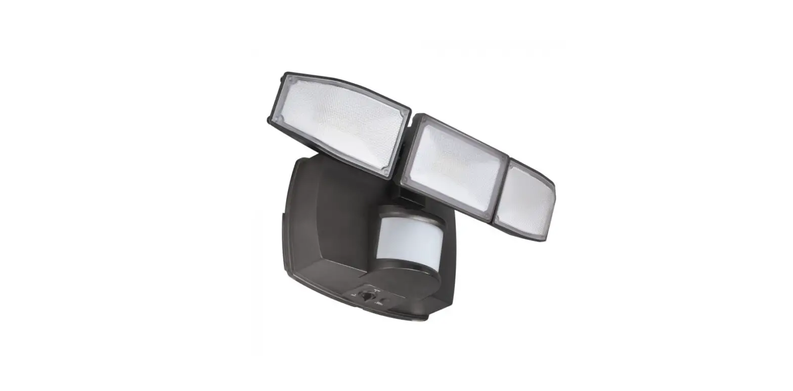 Good Earth Lighting Se1295-brs-02lf1-g Ip65 3-head Battery Operated Led 1000 Lumens Security Light User Guide