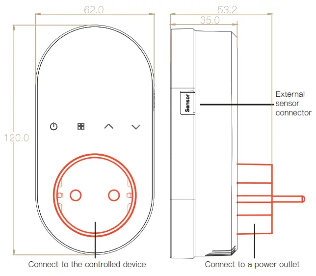 Moes WTP-BY-EU BHT-12 Smart Thermostat - Fig1