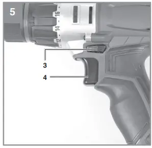Einhell TE-CD 18-2 Li Cordless Drill Screwdriver - 5