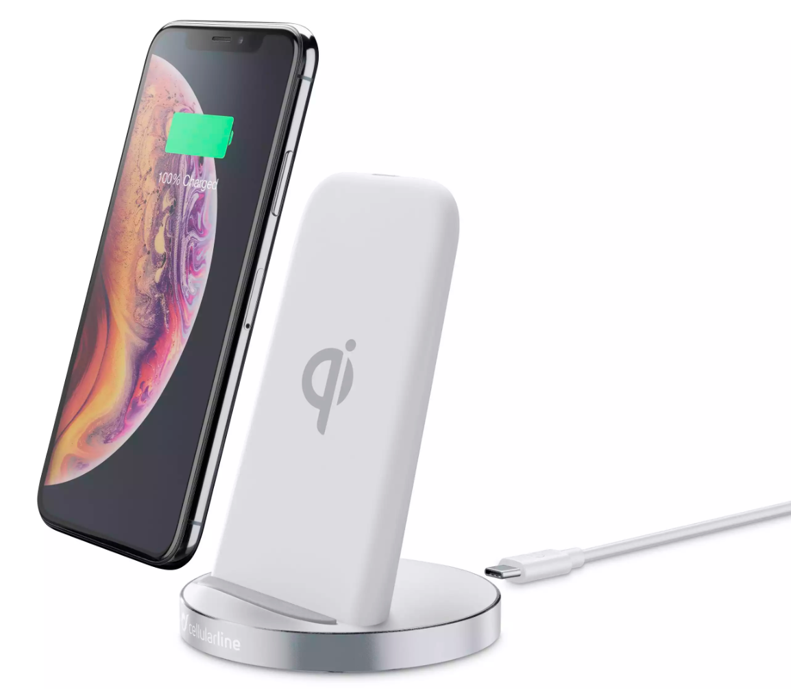 cellularline Podium 15 Wireless Charger with Stand