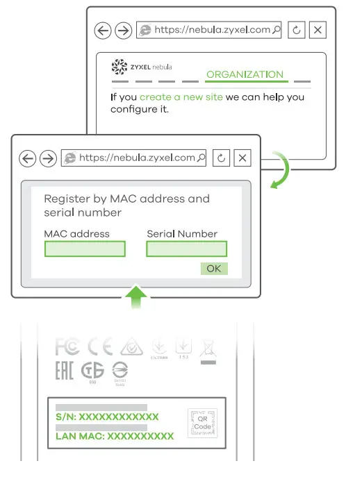 ZYXEL NWA50AX 11ax (WiFi6) Dual-Radio PoE Access Point - option 1