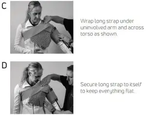 FIG 4 Directions for use of the Wrap-On Pad