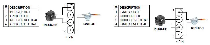 WHITE-RODGERS 50M56X-843 Universal Integrated Single Stage 120V Hot Surface Ignition Control Kit-FIG-16