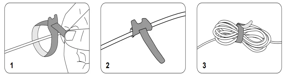 vtech VM819 Video Baby Monitor - Cable management