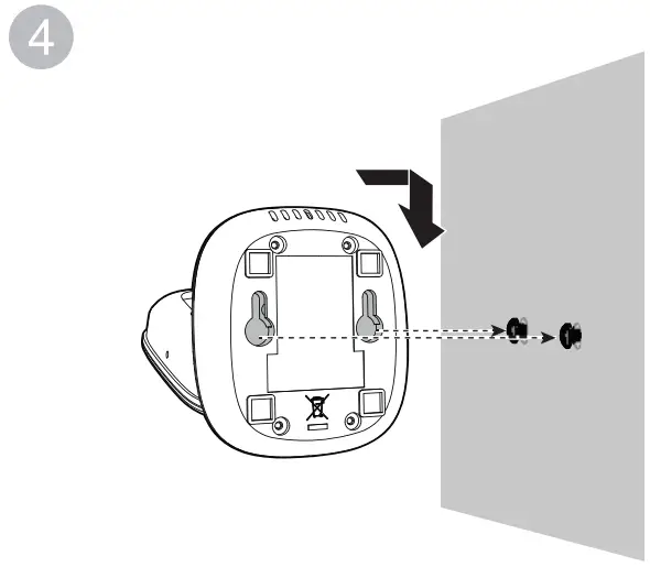 vtech VM819 Video Baby Monitor - anchors are flush