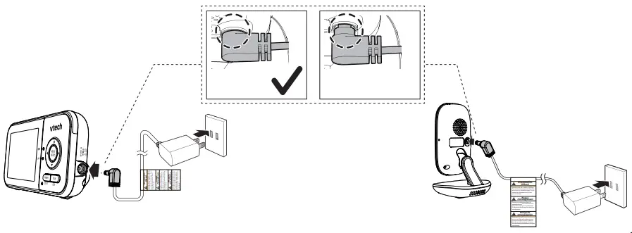 vtech VM819 Video Baby Monitor - baby monitor