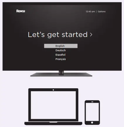 Roku Express 4K 4K & HDR Streaming made Easy - Follow the on-screen setup