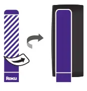 Roku Express 4K 4K & HDR Streaming made Easy - To apply adhesive strip 2