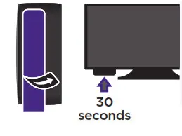 Roku Express 4K 4K & HDR Streaming made Easy - To apply adhesive strip