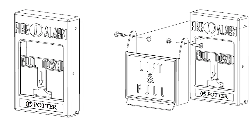 POTTER-PAD100-PSDA-Addressable-Pull-Station-fig-4