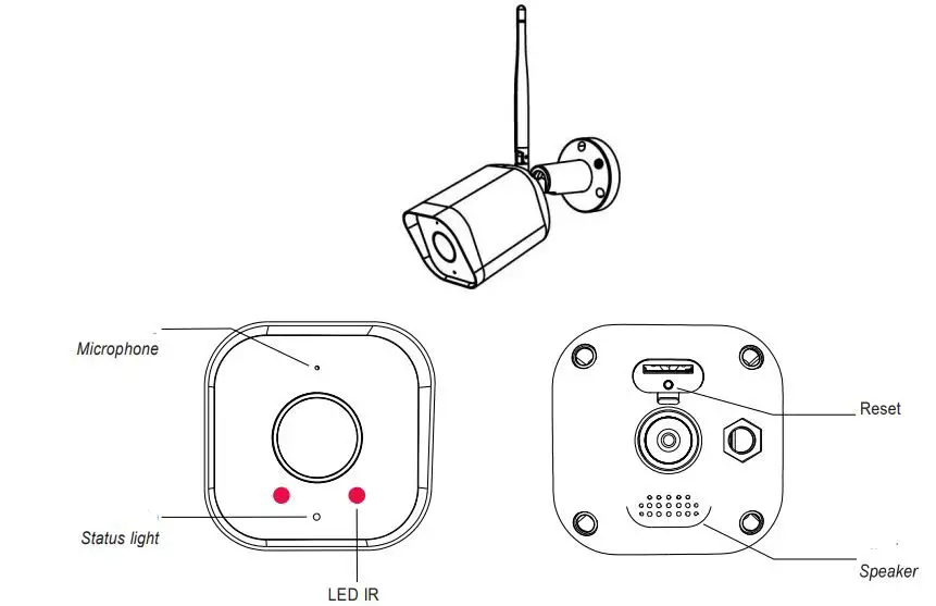 VIMAR 46242.036C Bullet Wi-Fi Camera for 46KIT.036C Kit-fig3