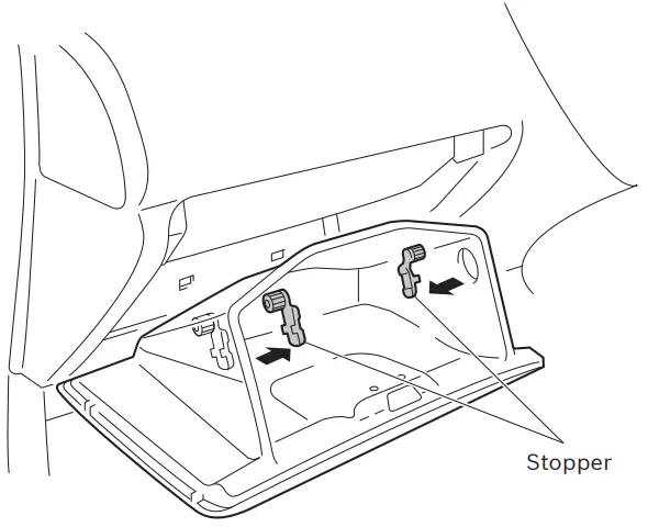 BOSCH H04 Cabin Air Filter - remove the glove box