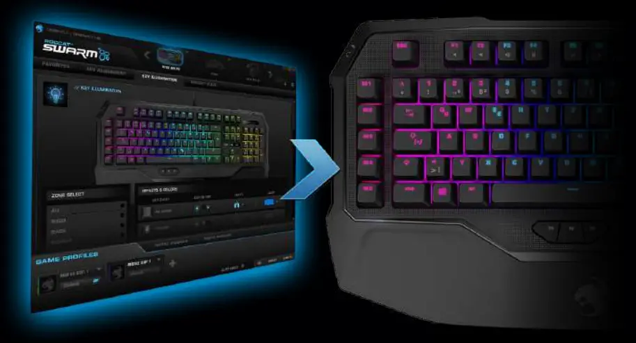 ROCCAT Ryos MK FX Mechanical Gaming Keyboard - ARSENAL