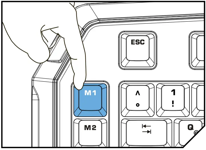 ROCCAT Ryos MK FX Mechanical Gaming Keyboard - ASSIGN A MACRO KEY