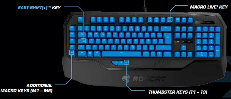 ROCCAT Ryos MK FX Mechanical Gaming Keyboard - MASTERFUL MACRO CONTROLS