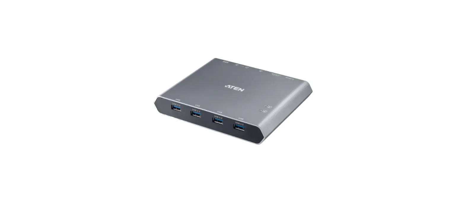 Aten Us3311 2port 4k Displayport Usb C Kvm Dock Switch User Manual